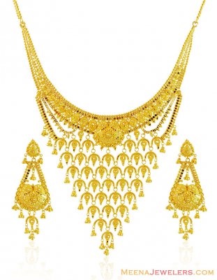 22K Gold Designer Set  ( 22 Kt Gold Sets )