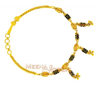 22Kt MeenaKari Ladies Gold Bracelet ( Ladies Bracelets )
