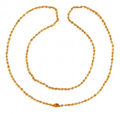 22Kt Gold Holy Tulsi Mala ( 22Kt Long Chains (Ladies) )