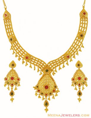 22K Exclusive Necklace Set ( 22 Kt Gold Sets )