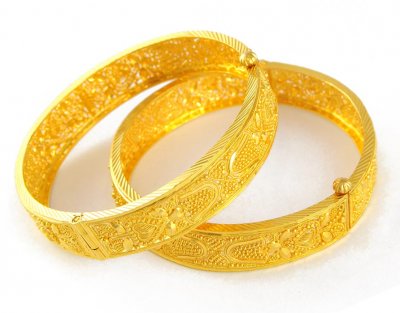 22 Kt Gold Kadas (2pcs) ( Kadas )