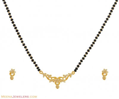 Signity Mangalsutra Set (22K Gold) ( Gold Mangalsutra Sets )