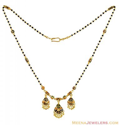 Traditional Meenakari Mangalsutra  ( MangalSutras )