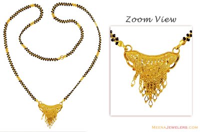 22K Filigree Long Mangalsutra ( MangalSutras )