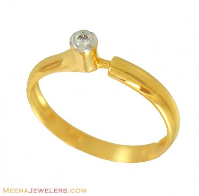 22K Gold Ring ( Ladies Signity Rings )