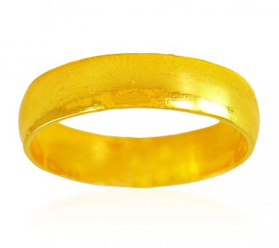 22Kt Gold Plain Band  ( Wedding Bands )