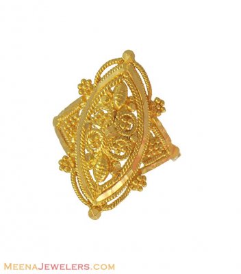 22k Gold Ring(Baby Girl) ( 22Kt Baby Rings )