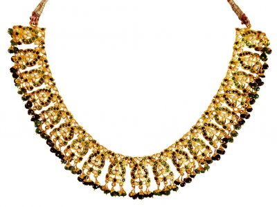 22 KT Gold Necklace(Only) Set ( Antique Necklace Sets )