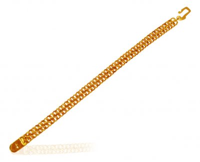 22 Kt Gold Mens Bracelet ( Men`s Bracelets )