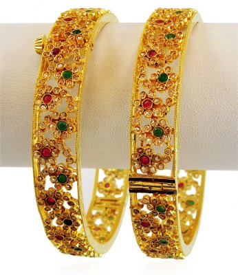 Precious Stones Gold Kada (1PC) ( Kadas )