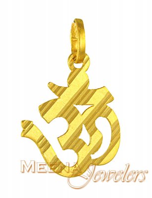 22Kt Om Pendant ( Om Pendants )