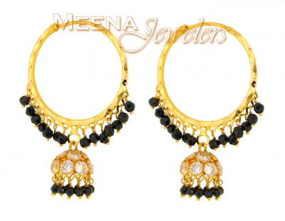 22Karat Gold Earrings Hoop Style ( Hoop Earrings )