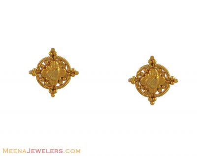 22K Indian Filigree Tops ( 22 Kt Gold Tops )