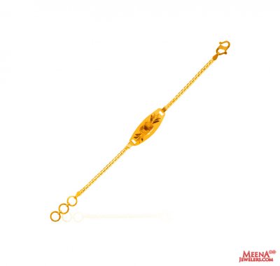 22Kt Gold Baby Bracelet ( 22Kt Baby Bracelets )