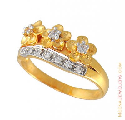 22kt Gold Signity Ring ( Ladies Signity Rings )