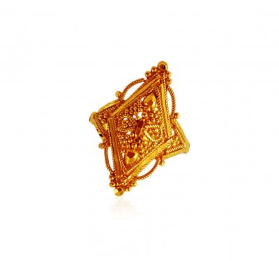 22kt Gold Baby Ring for Girls ( 22Kt Baby Rings )