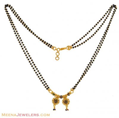 22k Meenakari Mangalsutra(17 Inches) ( MangalSutras )