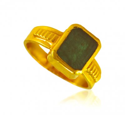 22Kt Gold Precious Stone Ring ( Ladies Rings with Precious Stones )