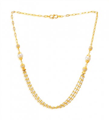 22kt Gold Fancy Chain for Girls ( 22Kt Gold Fancy Chains )