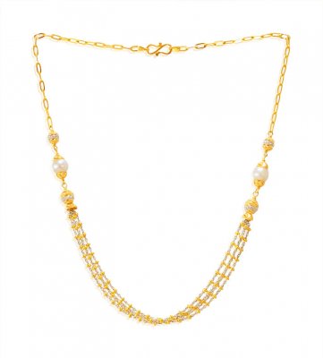 22kt Gold Fancy Chain for Girls ( 22Kt Gold Fancy Chains )