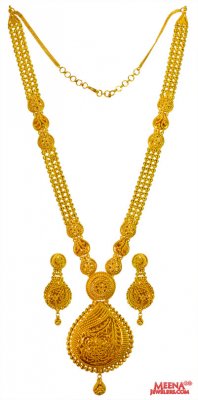 22kt Yellow Gold Bridal set ( Bridal Necklace Sets )