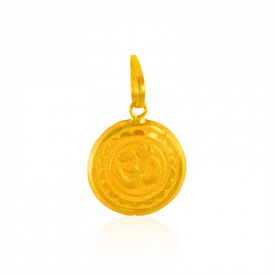 22kt OM Gold  Pendant  ( Om Pendants )