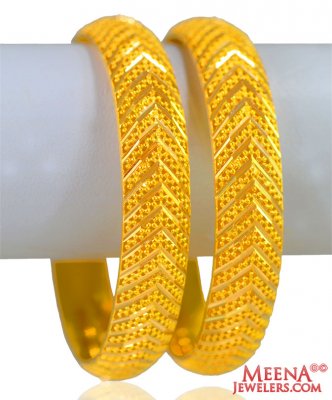 22K Gold  Kada 2 PC ( Kadas )