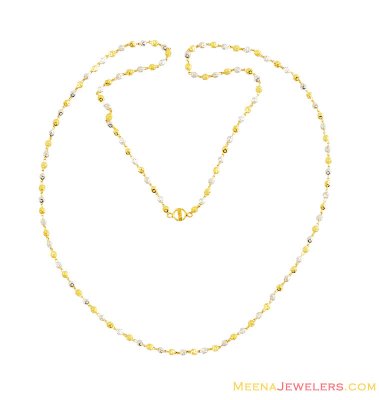 22k Gold Balls Chain ( 22Kt Gold Fancy Chains )