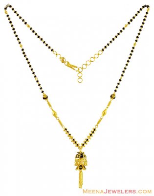 22K Gold Mangalsutra With Jhumki ( MangalSutras )