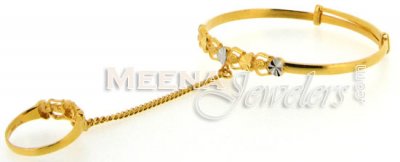 22 Kt Gold Baby Bangles ( Baby Bangles )