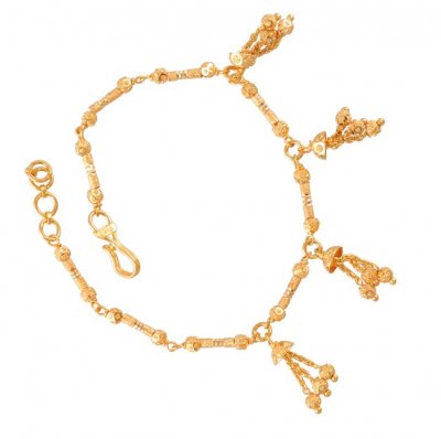 22K Gold Indian Bracelet ( Ladies Bracelets )