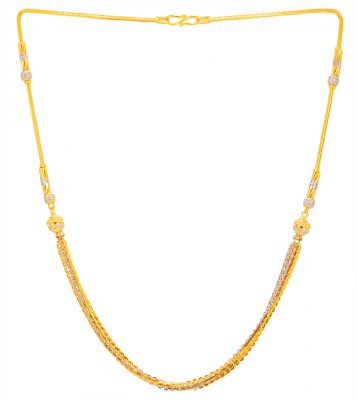 22KT Gold Fancy Necklace Chain  ( 22Kt Gold Fancy Chains )