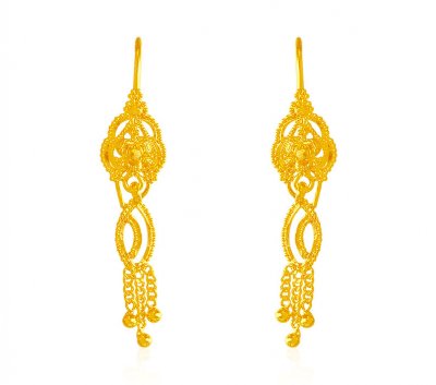 Gold Earrings ( 22Kt Gold Fancy Earrings )