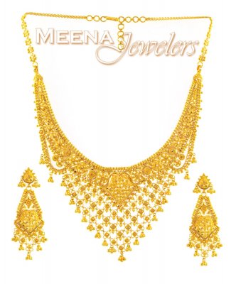 22Kt Gold Jewelry Set ( 22 Kt Gold Sets )