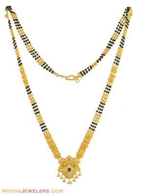 Gold Long Mangalsutra (22 Inches) ( MangalSutras )