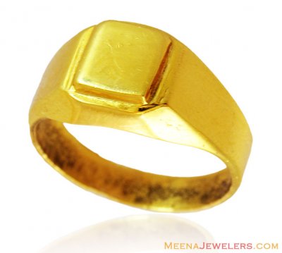 Indian Gold Mens 22K Ring  ( Mens Gold Ring )