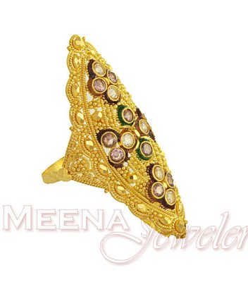 Bridal Ladies Gold Ring ( Ladies Gold Ring )