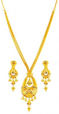 22KT Gold Light Necklace Set ( Light Sets )