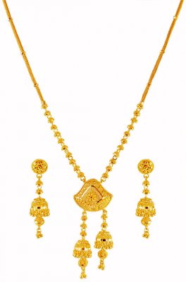 22K Gold Light Necklace Set ( Light Sets )