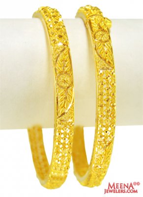 22 Karat Gold Kada 2 pcs ( Kadas )