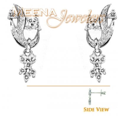 Genuine Diamond Earrings ( Diamond Earrings )