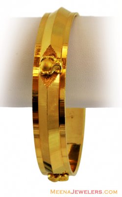 22k Mens Religious Gold Kada  ( Mens Gold Kada )