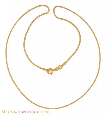 22Kt Gold Chain ( Plain Gold Chains )