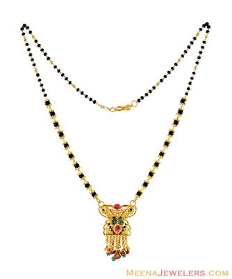 22k Precious Stones Mangalsutra ( MangalSutras )