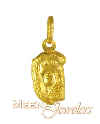 22 Kt Gold Jesus Pendant ( Jesus Cross Pendants )