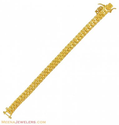 22k Mens Gold Bracelet  ( Men`s Bracelets )