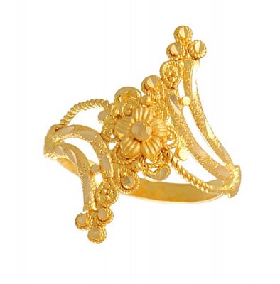 Designer Ladies Gold Ring ( Ladies Gold Ring )