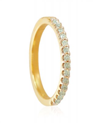 18K Yellow Gold Diamond Band ( Diamond Rings )