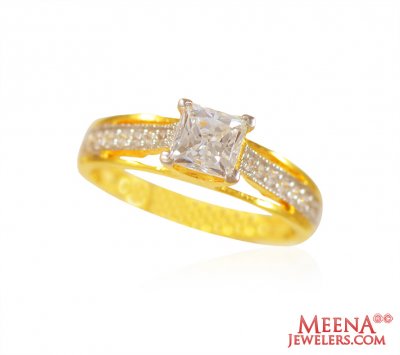 22Kt Gold Ladies Ring ( Ladies Signity Rings )