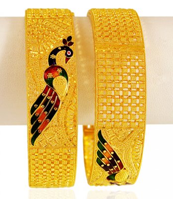 22k Gold Peacock Kadas(2PCS)  ( Kadas )